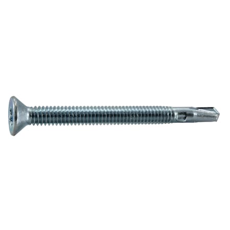 Self-Drilling Screw, #12 X 2-1/2 In, Zinc Plated Steel Torx Drive, 53 PK
